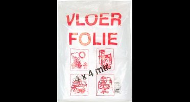 Afdekfolie - Vloerfolie - 4 x 4 m - Extra Sterk