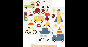 CC Rub-on Transport 12x15 cm 2 vellen