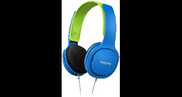 Philips SHK2000 - Kids Koptelefoon - On-Ear Volumebegrenzing - Blauw/Groen - Ergonomische hoofdband