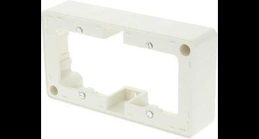 Berker M2 Opbouw Afdekplaat - 2-voudig - Crème