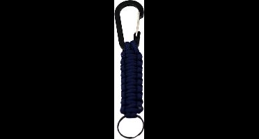 Paracord Sleutelhanger Blauw - Karabijn