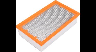 Geschikt voor BOSCH. Vlakfilter voor GAS 35, Stofklasse M, NATTE STERKTE, 2607432034. COVAKO Merk