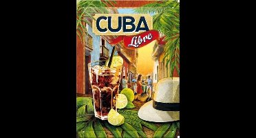 Muurplaatje Cuba Libre 15 x 20 cm