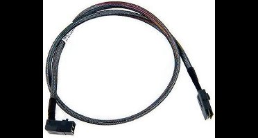 Microchip Technology 2280200-R Serial Attached SCSI (SAS)-kabel 0,8 m 6 Gbit/s Zwart