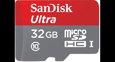 SANDISK 32GB MICRO SD ULTRA GEHEUGENKAART UHS-I A1  | SDHC