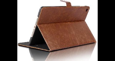 Hoesje geschikt voor iPad Mini (2019) - Smart Book Case Lederen - iCall - Lichtbruin