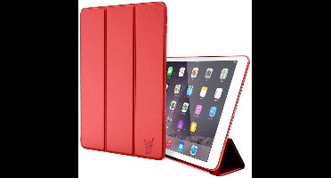 Hoes geschikt voor iPad Air 2019 10.5 inch - Trifold Book Case Kunstleer Tablet Hoesje Rood
