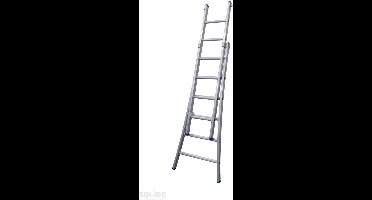 Solide 2-delige Uitgebogen Reformladder - 2x6 Sporten