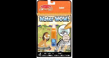 Melissa & Doug Water WOW! Herbruikbaar kleurblok met verborgen afbeeldingen - Safari