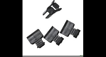 Nature bevestigingsclip zwart � 16 mm � 4 stuks