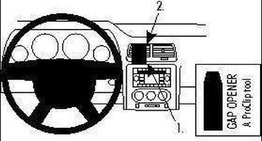 Brodit ProClip houder geschikt voor Dodge Challenger 2008-2014