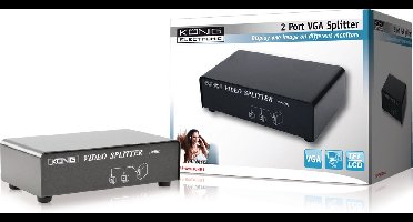 König CMP-SWITCH91 VGA video splitter - 2 Poorten