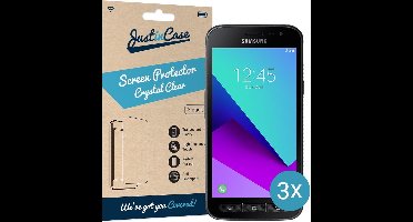 Just in Case Screen Protector Samsung Galaxy Xcover 4/Xcover 4s - Crystal Clear - 3 stuks