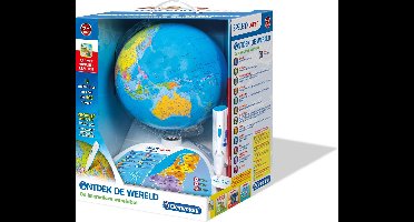 Clementoni Spelend Leren - Ontdek de Wereld - Interactieve Wereldbol - Educatief Speelgoed - 7+ jaar