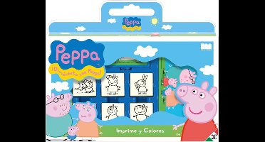 Multiprint Peppa Pig Stempelset - Stempeldoos voor kinderen vanaf 3 jaar