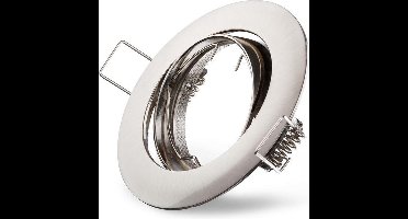 Inbouwspot GU10 geborsteld ijzer kantelbaar | zaagmaat 75mm