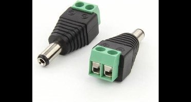 Groenovatie LED Strip DC5.5 Stekker Male met klemmen