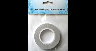 Nellie Snellen tissue tape dubbelzijdige dubbelzijdig klevende tape 15 mtr x 9 mm breed