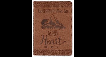 Peter Pauper Notitieboekje - Wherever you Go, Go With All Your Heart (small)