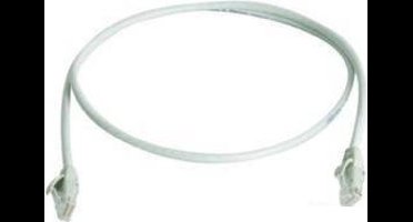 Telegärtner 100009031 RJ45 Netwerkkabel, patchkabel CAT 6 U/UTP 10.00 m Grijs Vlambestendig, Halogeenvrij 1 stuk(s)
