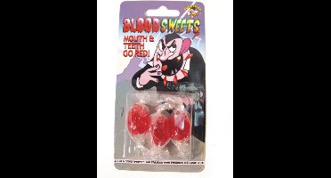 3 snoepjes met bloedsmaak - Feestdecoratievoorwerp