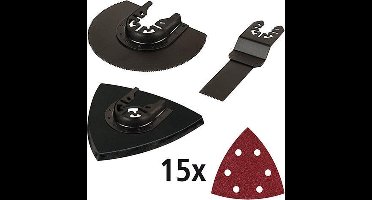 Wolfcraft Multitool projectset hout, zagen en schuren