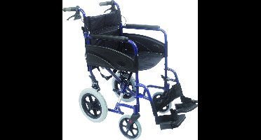 Aidapt Transportrolstoel Opvouwbaar - Blauw