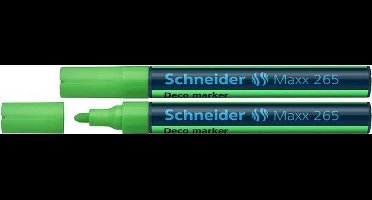 Schneider krijtmarker - Maxx 265 - groen - 2 stuks - krijtstift - S-126511-2