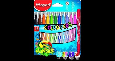 Color'peps Jungle viltstiften - medium penpunt x 12