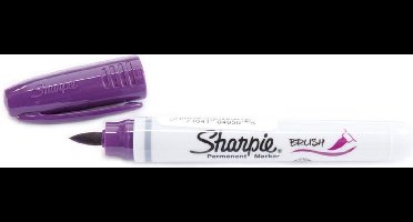 Sharpie brush tip Purple
