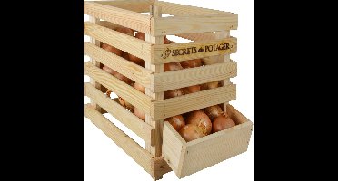 Houten uienkrat