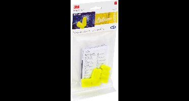 3M E-A-R ES-01-001 E-A-Rsoft Yellow Neon onderhoudsvrije oordoppen - kleinverpakking - 36dB (5st)