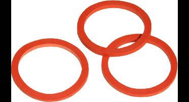 Excellent - Kalveren emmer afdichtring - Emmer - Voorkomt lekkage - Rood - 4,5 CM