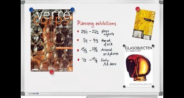 Whiteboard 90x120cm Magnetisch Lega Universal+