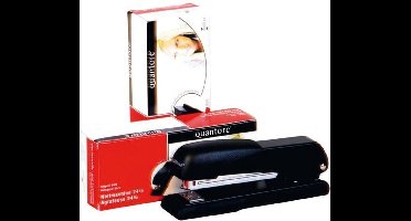 Nietmachine Quantore basis fullstrip 20vel 24/6 zwart | 20 stuks