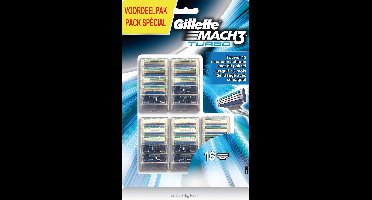 Gillette Mach3 Turbo-16 stuks-scheermesjes