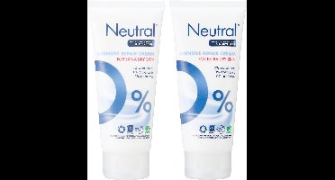 Neutral 0% Intensive Repair Cream Parfumvrij - 2 x 100 ml - Voordeelverpakking