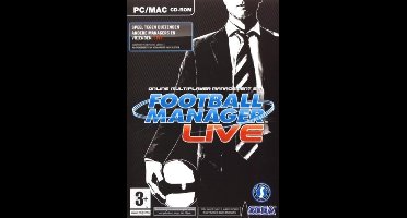 Sega Football Manager Live Windows CD Rom