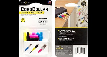 NITE IZE CordCollar Cord ID + Protection - 8pk Assorted