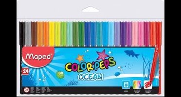 Color'peps Ocean goed uitwasbare viltstift - x 12