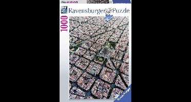 Ravensburger puzzel Barcelona vanuit de lucht - Legpuzzel - 1000 stukjes