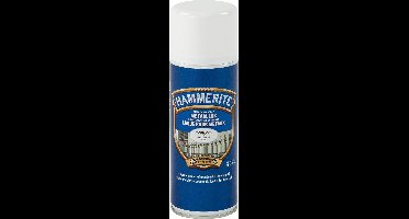 Hammerite Metaallak - Spray - Hoogglans - Wit - 0.4L
