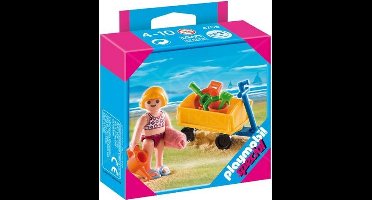 Playmobil Meisje met bolderwagen  - 4755