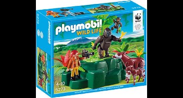 Playmobil Onderzoeker met okapi en gorilla's - 5273