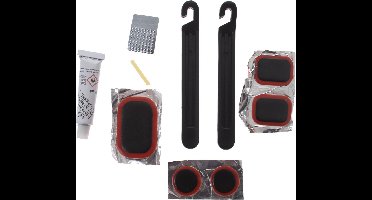 M-wave Banden Reparatie Set 12-delig Smart Repair Kit Zwart