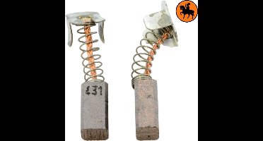 Koolborstelset voor Makita Schroevendraaier 6990 DWAE - 5x6x11,5mm