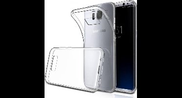 Galaxy S8 hoes - Ultra-Slim Siliconen Transparant