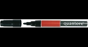 Permanent marker Quantore rond 1-1.5mm zwart - 10 stuks