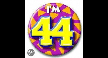 Paper Dreams Button 44 jaar - 55mm