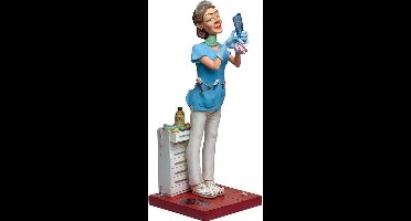 Tandarts - vrouw - beeldje – beroepen – professions – Guillermo Forchino – 10x10x23 cm